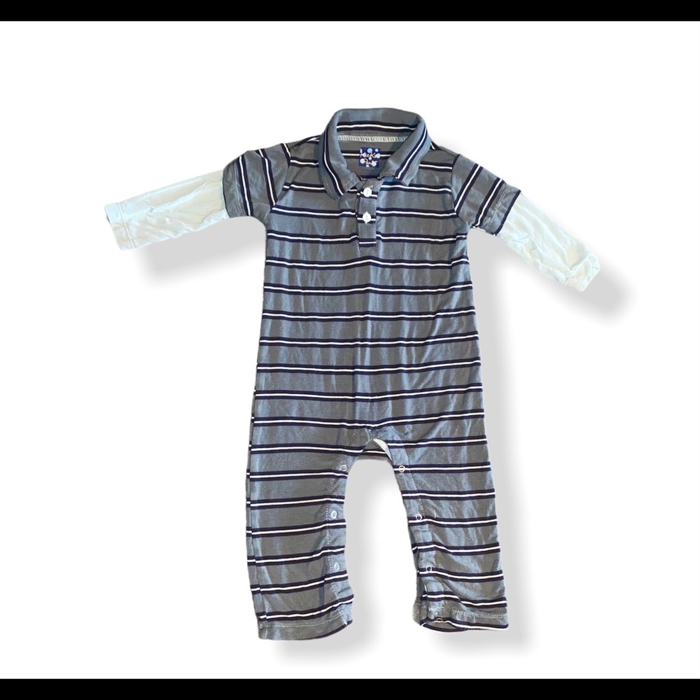 Kickee Pants collard romper